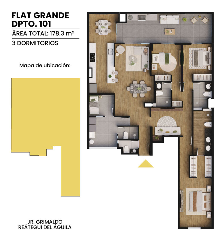 foto flat grande